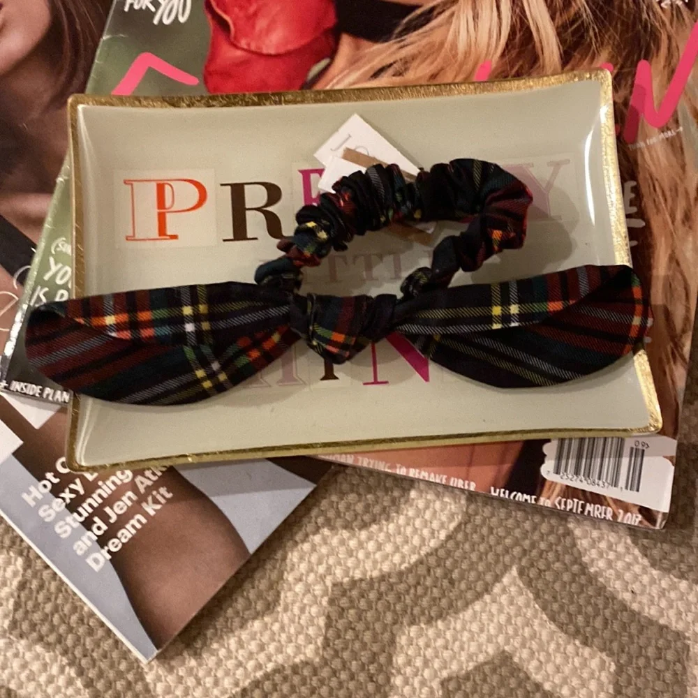 JCrew;NWT bow scrunchie